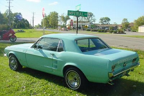1967 Ford Mustang, 6 cylinder